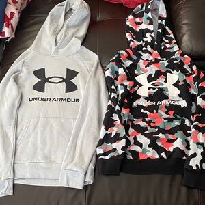 Under Armour Kids' Gray and Multicolor Hoodies